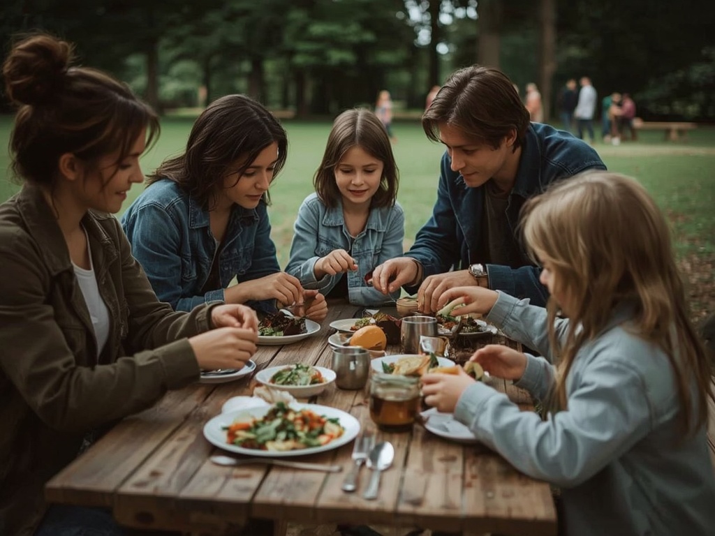 A Share Your Food Blessing With Children